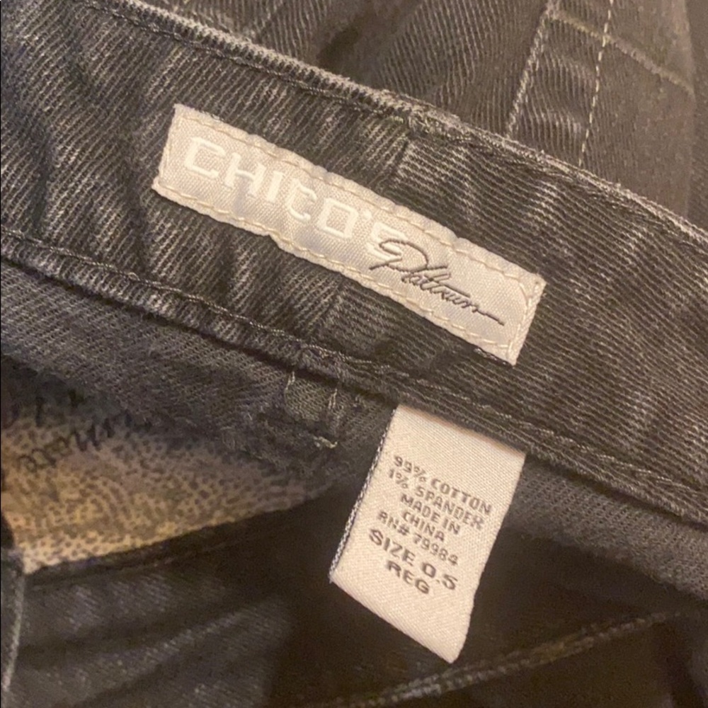 Chicos Platinum Black Jean .5